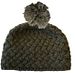 Knitted hat  with pompom uni